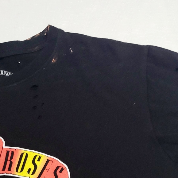 Authentic Guns N' Roses APPETITE FOR DESTRUCTION CROSS LOGO Distressed (Unisex) - Picture 4 of 12